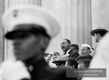 The Dreamer dreams: Casting aside his prepared remarks King extemparaniously begins to tell us his unforgettable. Washington,  D.C.  1963