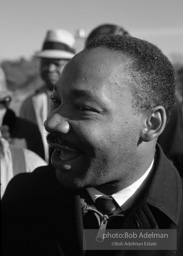 MLK during the Selma to Montgomery march, Alabama. 1965