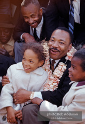 Martin Luther King at the beginning of the Selma to Montgomery march, Alabama, 1965.