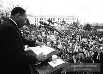 King speaks to the crowd, Montgomery, Alabama.1965