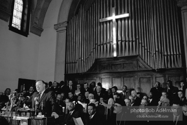 Walter Reuther speaks at Brown's chapel in Selma Alabama, 1965