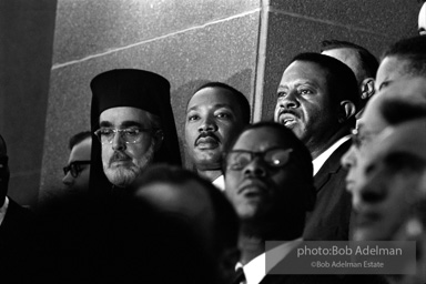 a memorial march for slain civil-rights crusader, Rev. James Reeb.Selma, Alabama. 1965