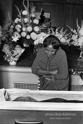 Mourners view Martin Luther King's open casket.Atlanta, GA, 1968