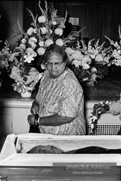 Mourners view Martin Luther King's open casket.Atlanta, GA, 1968