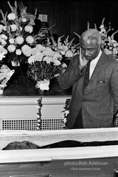 Mourners view Martin Luther King's open casket.Atlanta, GA, 1968