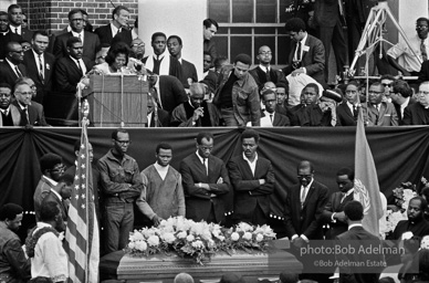 Funeral for Dr. Martin Luther King.Atlanta,GA.1968