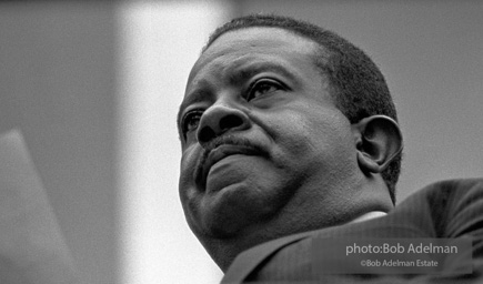 Reverend Abernathy at the memorial service for the slain Martin Luther King. Memphis, TN. 1968