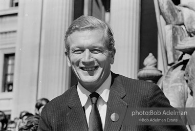 New York City mayor, John Lindsay. Columbia University. Moratorium Day. October 15, 1969. New York City mayor, John Lindsay. Columbia University. Moratorium Day. October 15, 1969.