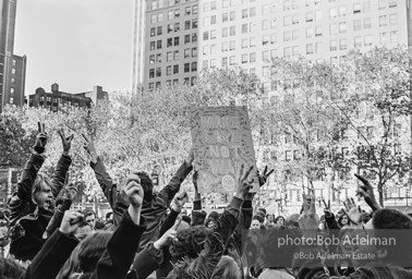 Columbia University. Moratorium Day. October 15, 1969.