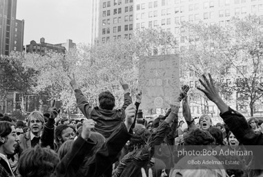 Columbia University. Moratorium Day. October 15, 1969.