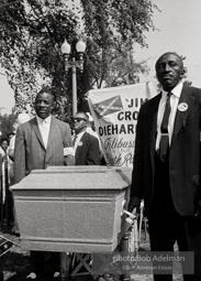 Marchers en route to the Lincoln Memorial,  Washington, D.C.  1963