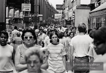 1968. Queens, New YorkDowntown Jamaica. Queens, N.Y. 1968