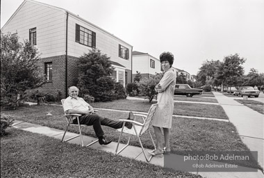 New housing development. East Jamaica between Hollis and St. Albans. Jamaica, Queens, N.Y. 1968