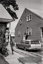 New housing development. East Jamaica between Hollis and St. Albans. Jamaica, Queens, N.Y. 1968
