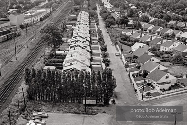 1968. Queens, New York. New housing development. East Jamaica between Hollis and St. Albans. Jamaica, Queens, N.Y. 1968