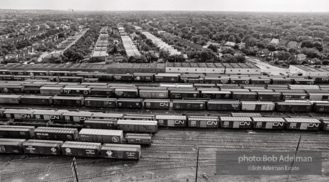 New housing development. East Jamaica between Hollis and St. Albans. Jamaica, Queens, N.Y. 1968