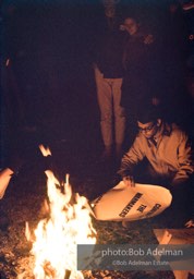 Pentagon Protests. Protestor burns draft card.Protest against the war in vietnam. Washington DC, 1968