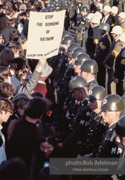 Pentagon Protests. Protest against the war in vietnam. Washington DC, 1968