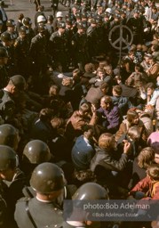 Pentagon Protests. Protest against the war in vietnam. Washington DC, 1968