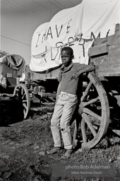 Young demonstrator at the Poor People’s March,   Washington,  D.C.  1968-