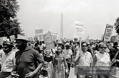 Poor peoples march, Washington D.C. 1968.