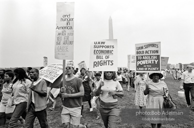 Poor peoples march, Washington D.C. 1968.