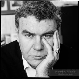 Raymond Carver in his study, Stracuse, New York, 1984.