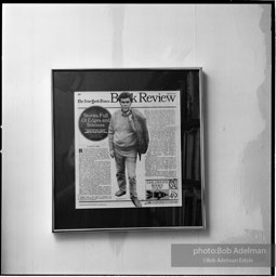 Raymond Carver in his study, Stracuse, New York, 1984.