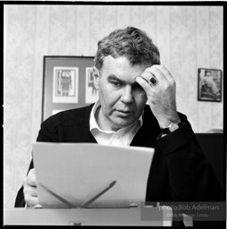 Raymond Carver in his study, Stracuse, New York, 1984.