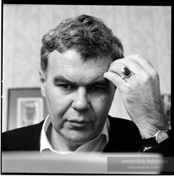 Raymond Carver in his study, Stracuse, New York, 1984.