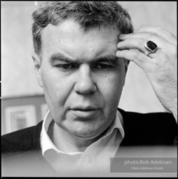 Raymond Carver in his study, Stracuse, New York, 1984.