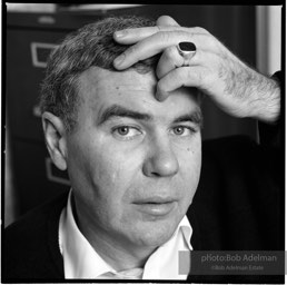 Raymond Carver in his study, Stracuse, New York, 1984.