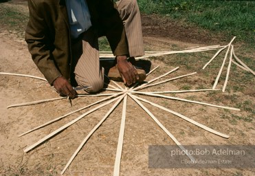 Basket Maker, Ben Jones - From the LIFE magazine story Artists of the Black Belt, 1983.