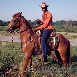 Champion show horse and rider, Epes, Alabama 1983- From the LIFE magazine story Artists of the Black Belt, 1983.