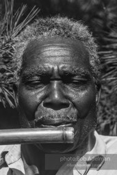 Ernest Mason plays the four-hole fife.- From the LIFE magazine story Artists of the Black Belt, 1983.