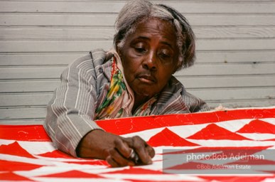 Quilting - From the LIFE magazine story Artists of the Black Belt, 1983.