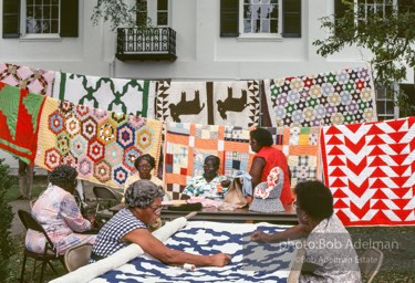 Quilting - From the LIFE magazine story Artists of the Black Belt, 1983.