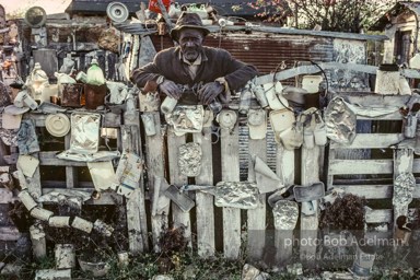 Yard Art.- From the LIFE magazine story Artists of the Black Belt, 1983.