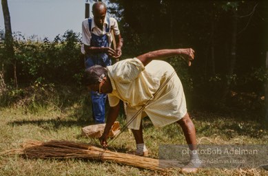 Straw broom- From the LIFE magazine story Artists of the Black Belt, 1983.