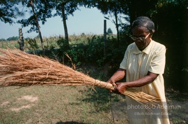 Straw broom- From the LIFE magazine story Artists of the Black Belt, 1983.