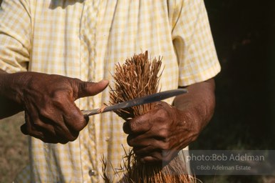 Straw broom- From the LIFE magazine story Artists of the Black Belt, 1983.