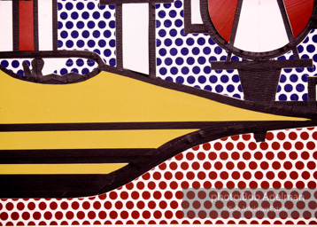 Roy Lichtenstein, Collage for  Times Square Mural, 1990