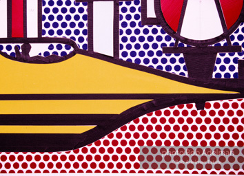 Roy Lichtenstein, Collage for  Times Square Mural, 1990