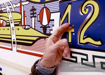 Roy Lichtenstein, Collage for  Times Square Mural, 1990