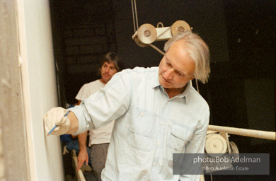 Roy Lichtenstein. Tel Aviv Mural, 1989. - photo©Bob Adelman Estate/Artwork ©Estate of Roy Lichtenstein.