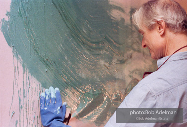 Roy Lichtenstein. Tel Aviv Mural, 1989. - photo©Bob Adelman Estate/Artwork ©Estate of Roy Lichtenstein.