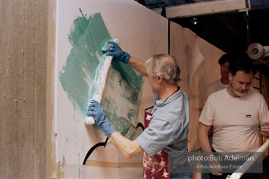 Roy Lichtenstein. Tel Aviv Mural, 1989. - photo©Bob Adelman Estate/Artwork ©Estate of Roy Lichtenstein.