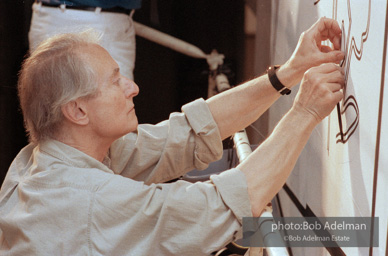 Roy Lichtenstein. Tel Aviv Mural, 1989. - photo©Bob Adelman Estate/Artwork ©Estate of Roy Lichtenstein.