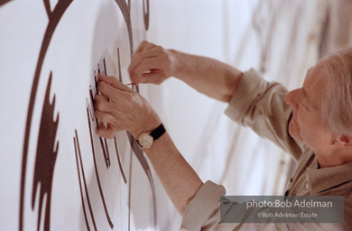 Roy Lichtenstein. Tel Aviv Mural, 1989. - photo©Bob Adelman Estate/Artwork ©Estate of Roy Lichtenstein.