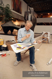 Roy Lichtenstein. Tel Aviv Mural, 1989. - photo©Bob Adelman Estate/Artwork ©Estate of Roy Lichtenstein.